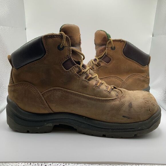 Red Wing King Toe Brown 6" Work Boot Safety Shoe Women's Size 9.5 Model 3540 - Picture 6 of 8